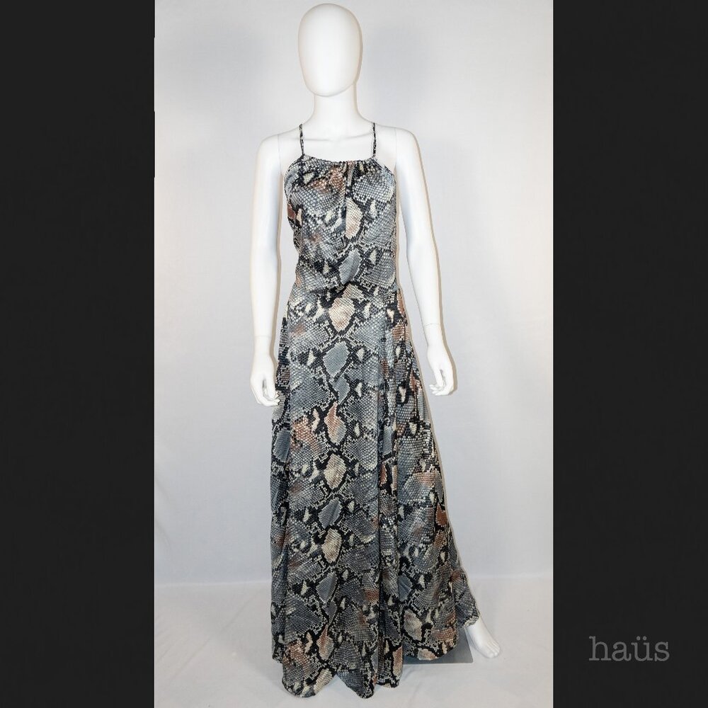 See And Be Seen Snakeskin Maxi